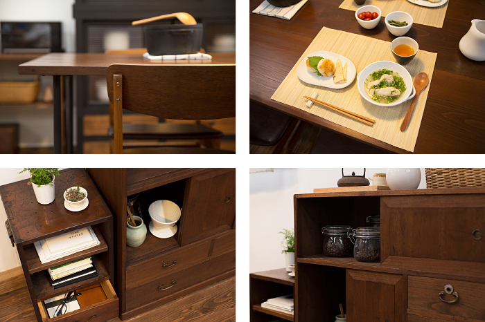 シンプルスタイル ダイニング コーディネート