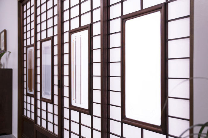 伝統的 建具 障子 引き戸