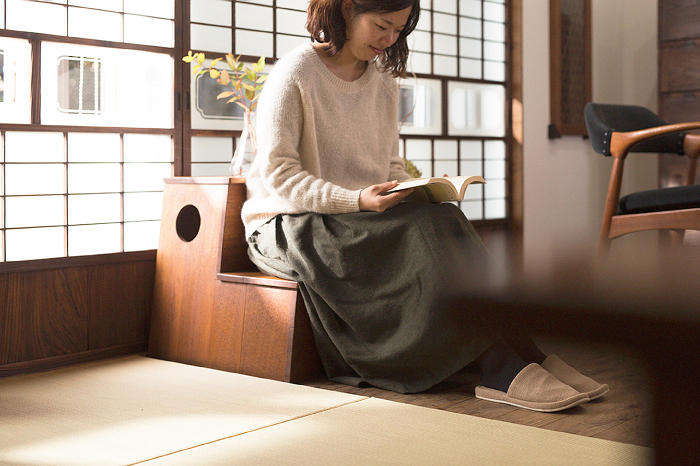 ガラス戸　すりガラス　和