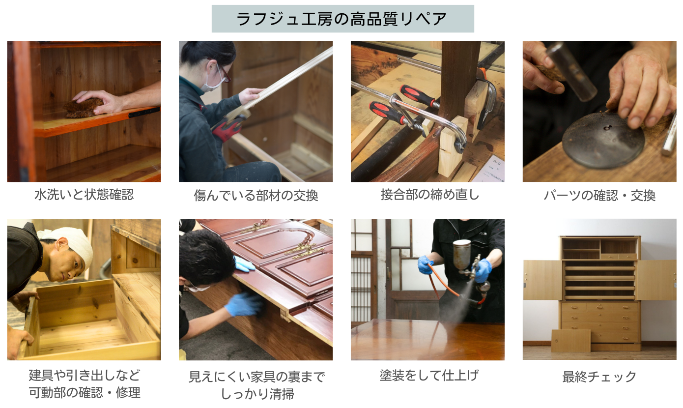 高品質リペア